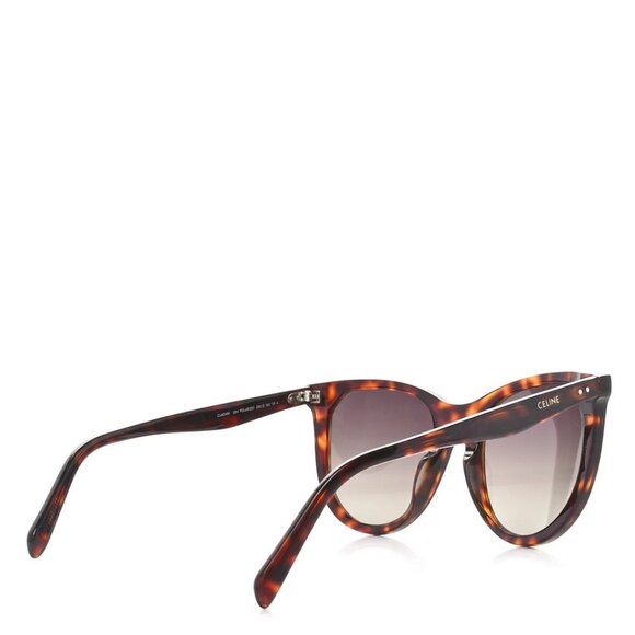 Celine Acetate Cat Eye Sunglasses Tortoise - CL401491 - Picture 4 of 14